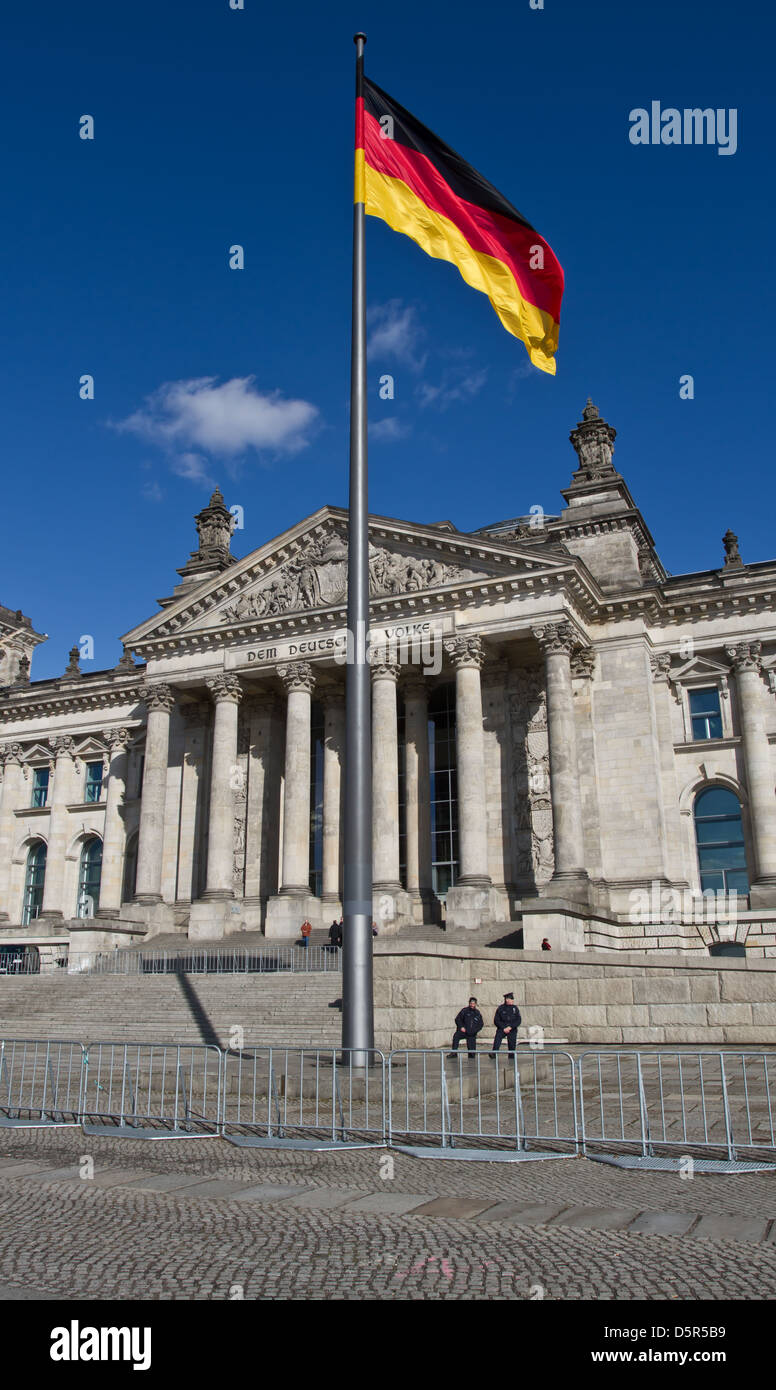 German Parliament Stock Photo