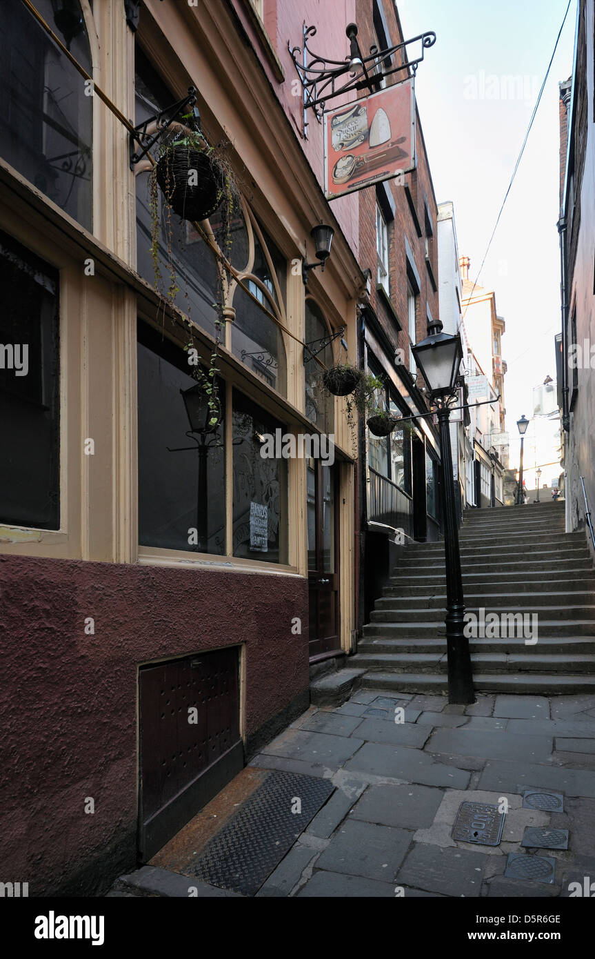 Christmas Steps, Bristol City Centre, England Stock Photo Alamy