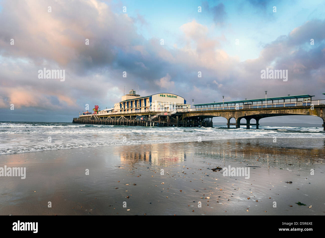 The pier at Bournemouth in Dorset Stock Photo