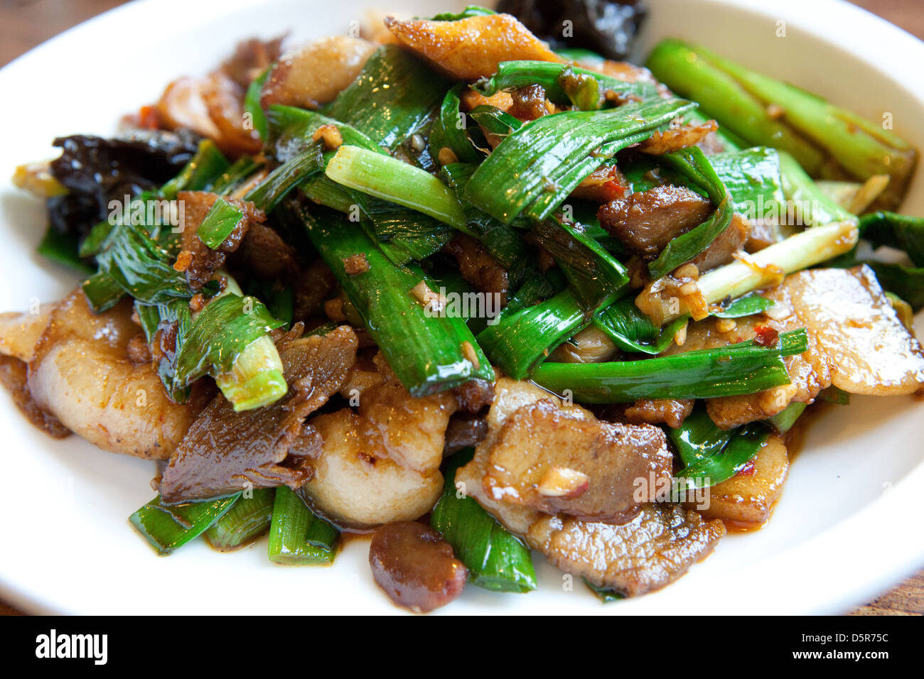 Pork stir fry Stock Photo - Alamy