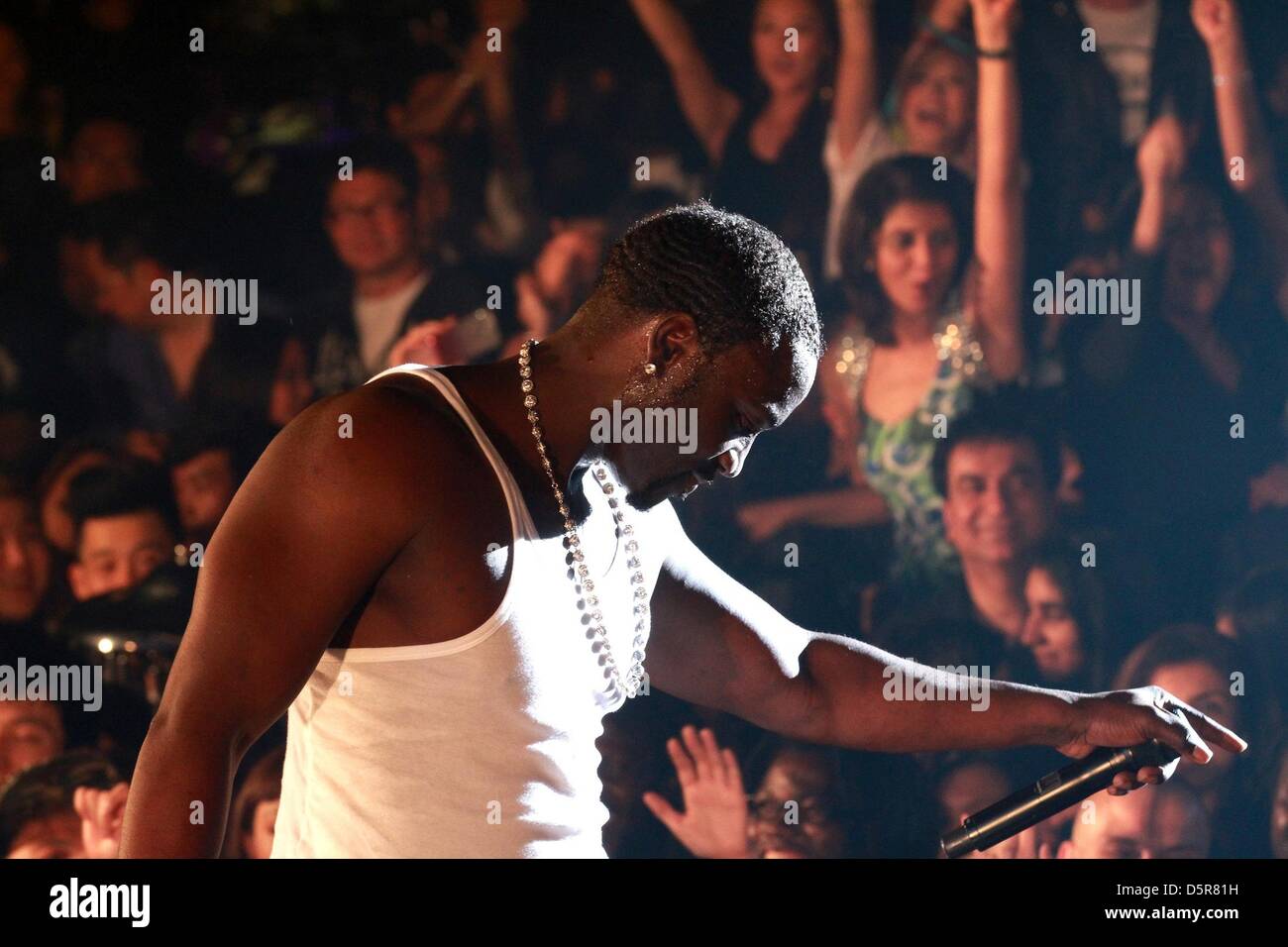 Macau, China. 6th April 2013. AKON attended an anniversary party in Macau, China on Saturday April 06, 2013. Credit: Top Photo Corporation / Alamy Live News Stock Photo