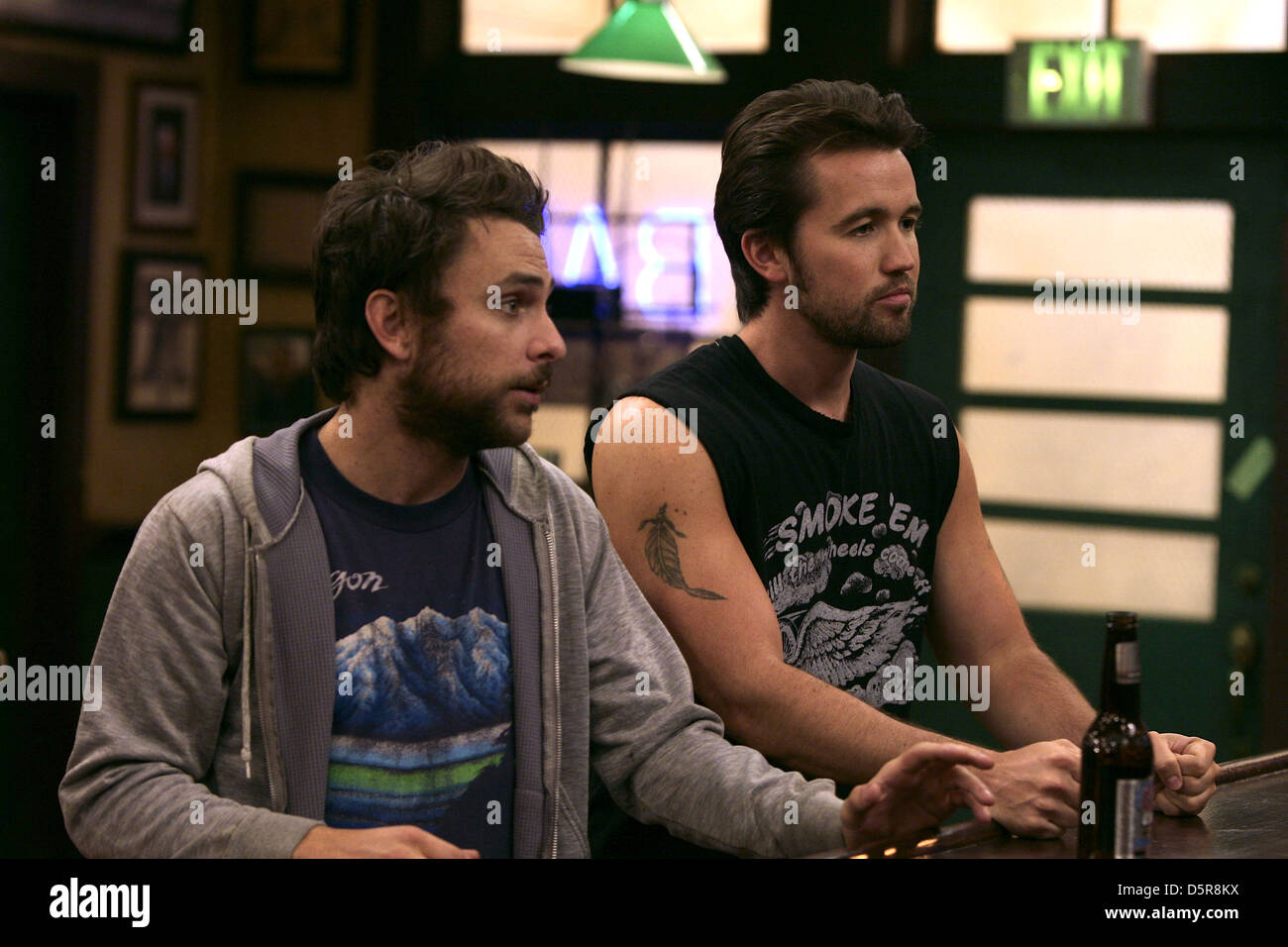 Charlie Day Rob Mcelhenney It S Always Sunny In Philadelphia 2005 Stock Photo Alamy