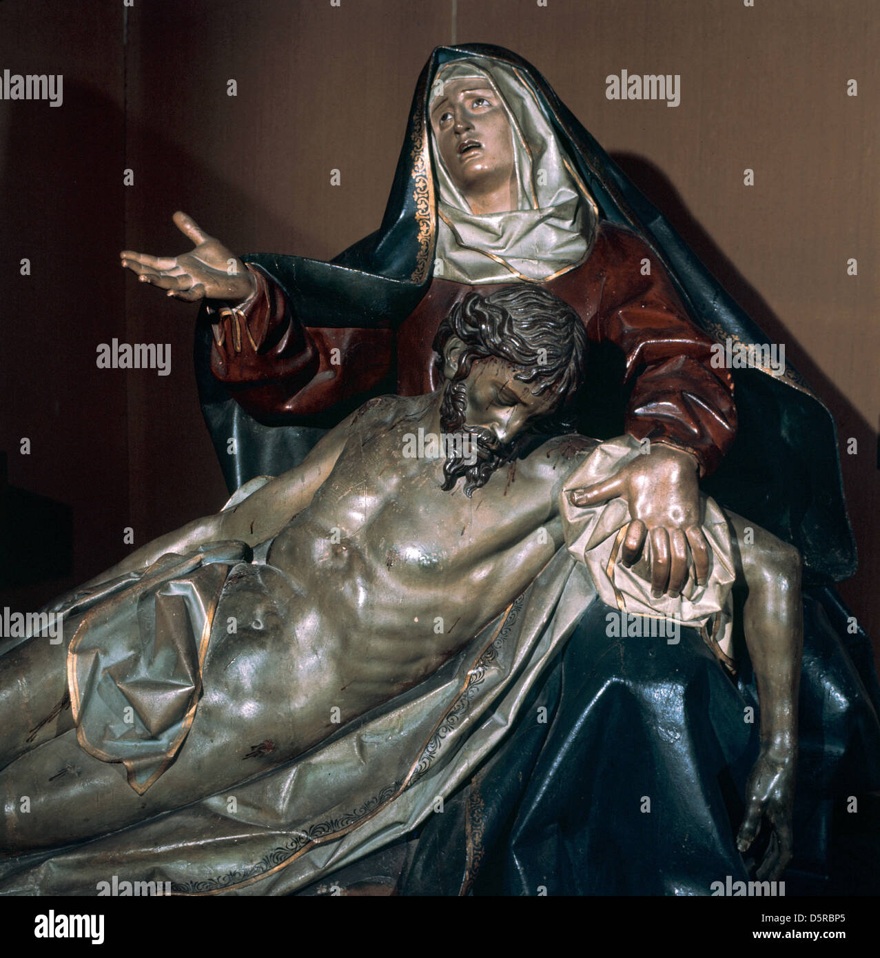 Gregorio Fernandez (1576-1636). Spanish baroque sculptor. Pieta. National  Sculpture Museum, Valladolid. Spain Stock Photo - Alamy