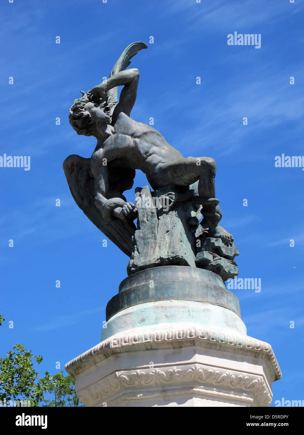 Fallen angel statue madrid hires stock photography and images Alamy