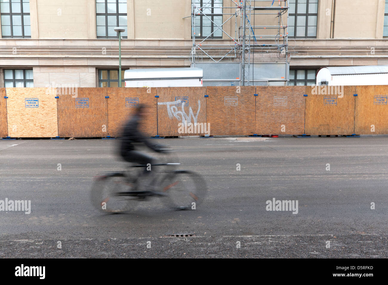 Man rides a bike in Museum island, Berlin, Germany Stock Photo Alamy