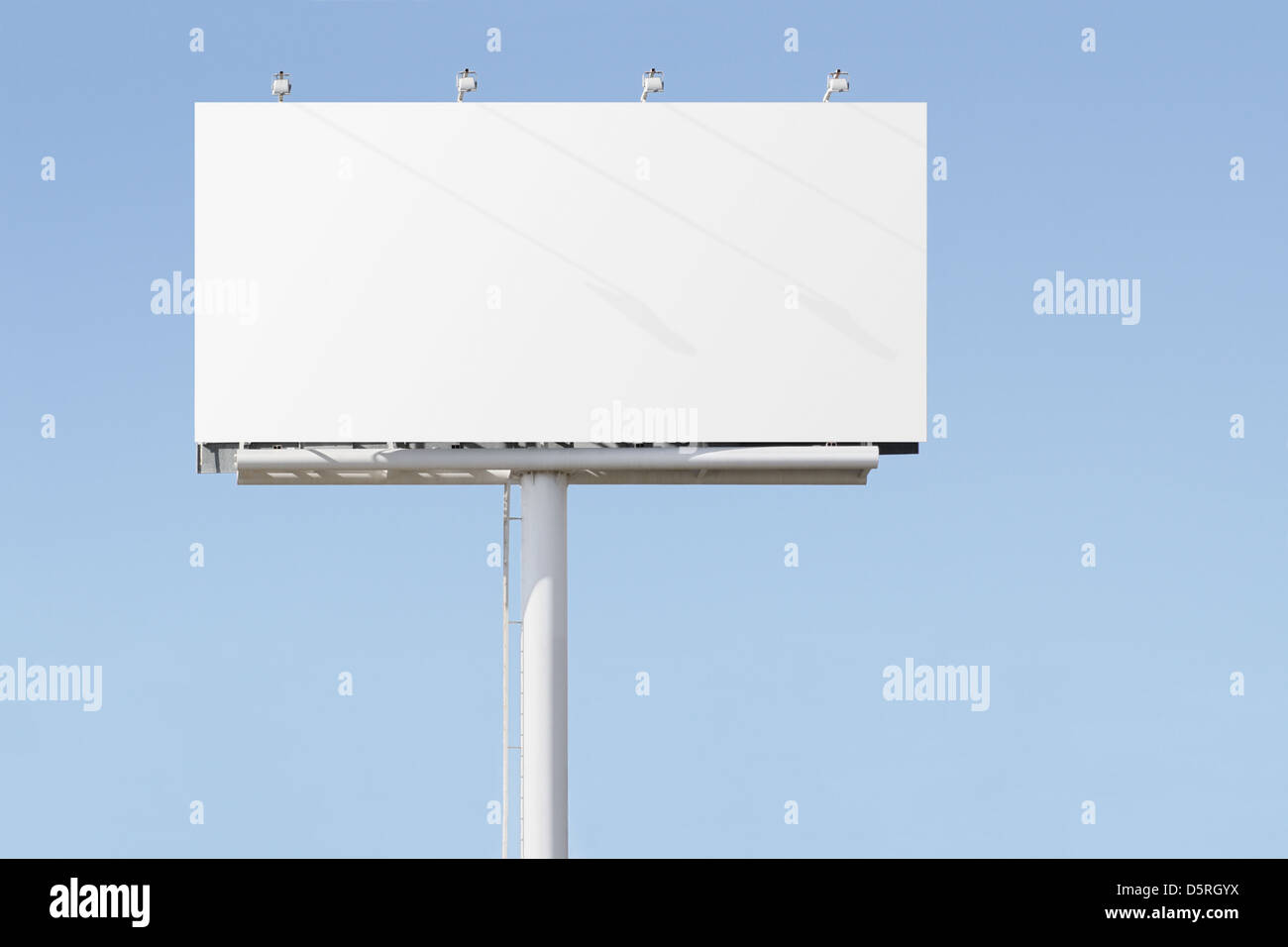 Big advertising billboard panel sign Stock Photo