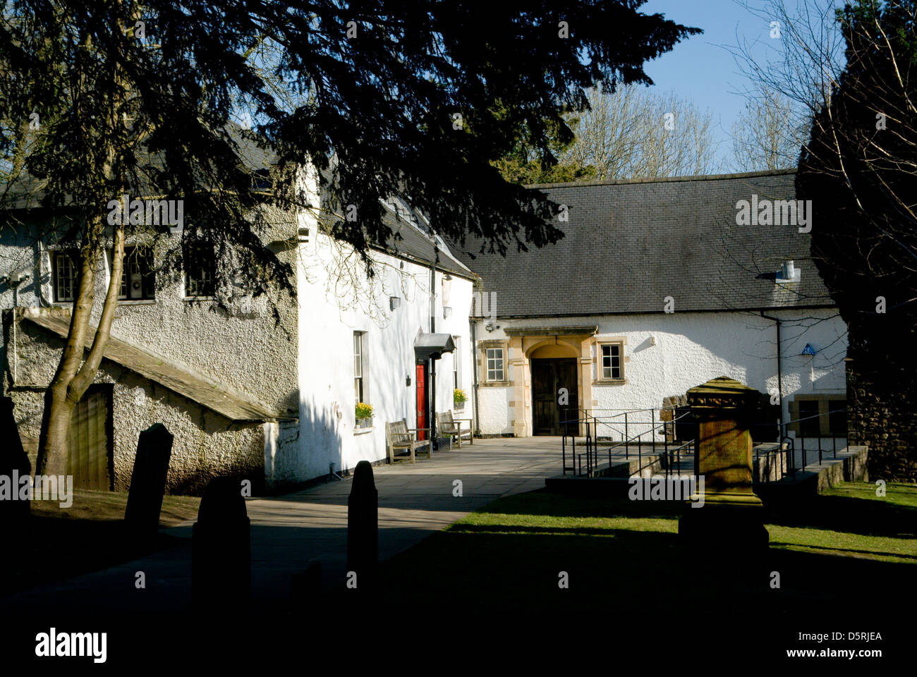 Prebendal House, Llandaff Cathedral, Cardiff, South Wales, UK Stock