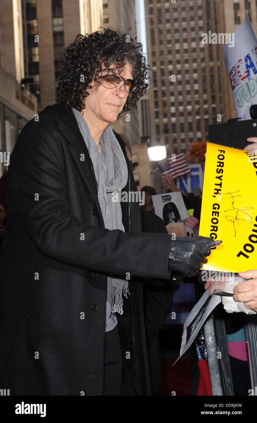 New York, USA. 8th April, 2013. Howard Stern at talk show appearance ...