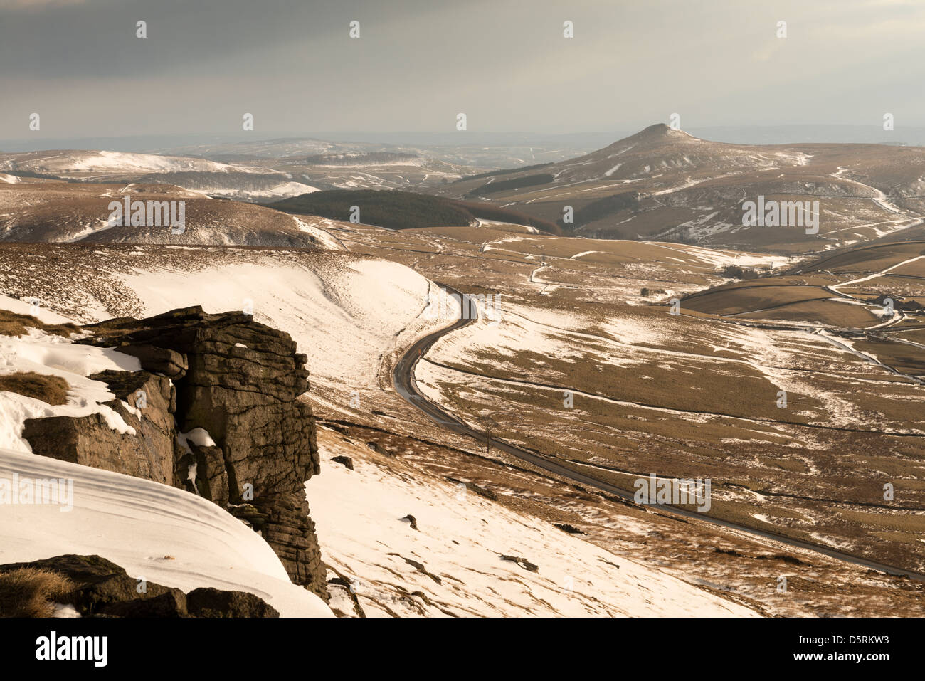 View from Shining Tor, The Peak District Stock Photo