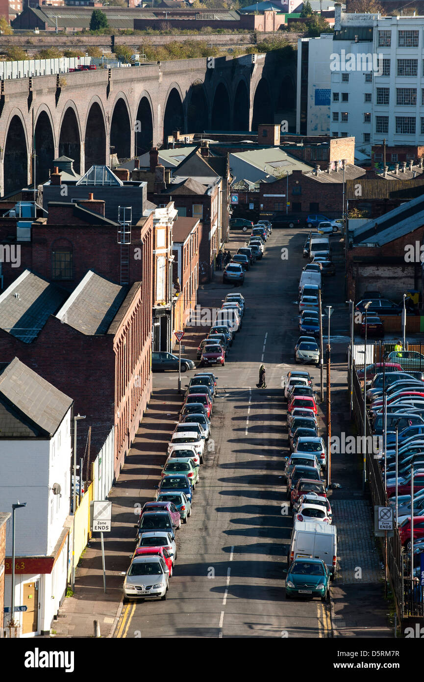 Overcrowding, car parking Birmingham, UK Stock Photo Alamy