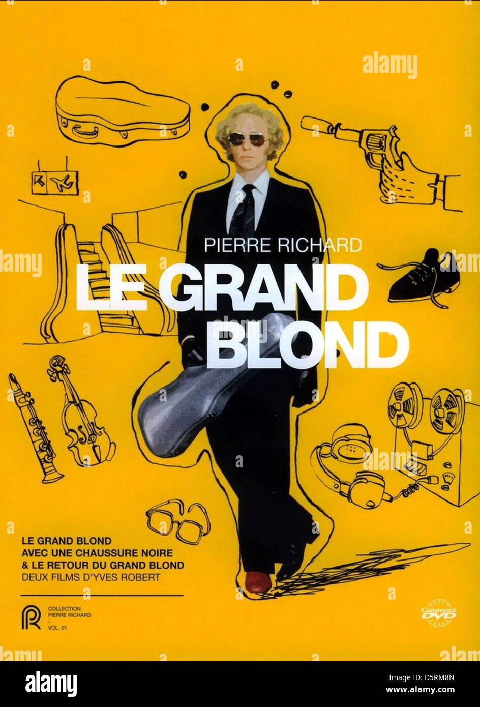 Pierre Richard Follow That Guy With The One Black Shoe Le Grand Blond Avec Une Chaussure Noire 1972 Stock Photo Alamy