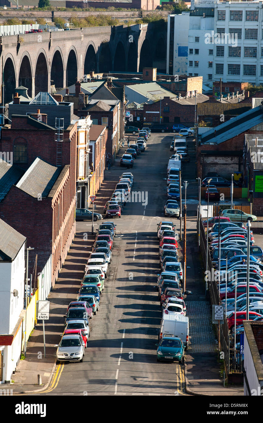 Overcrowding, car parking Birmingham, UK Stock Photo Alamy