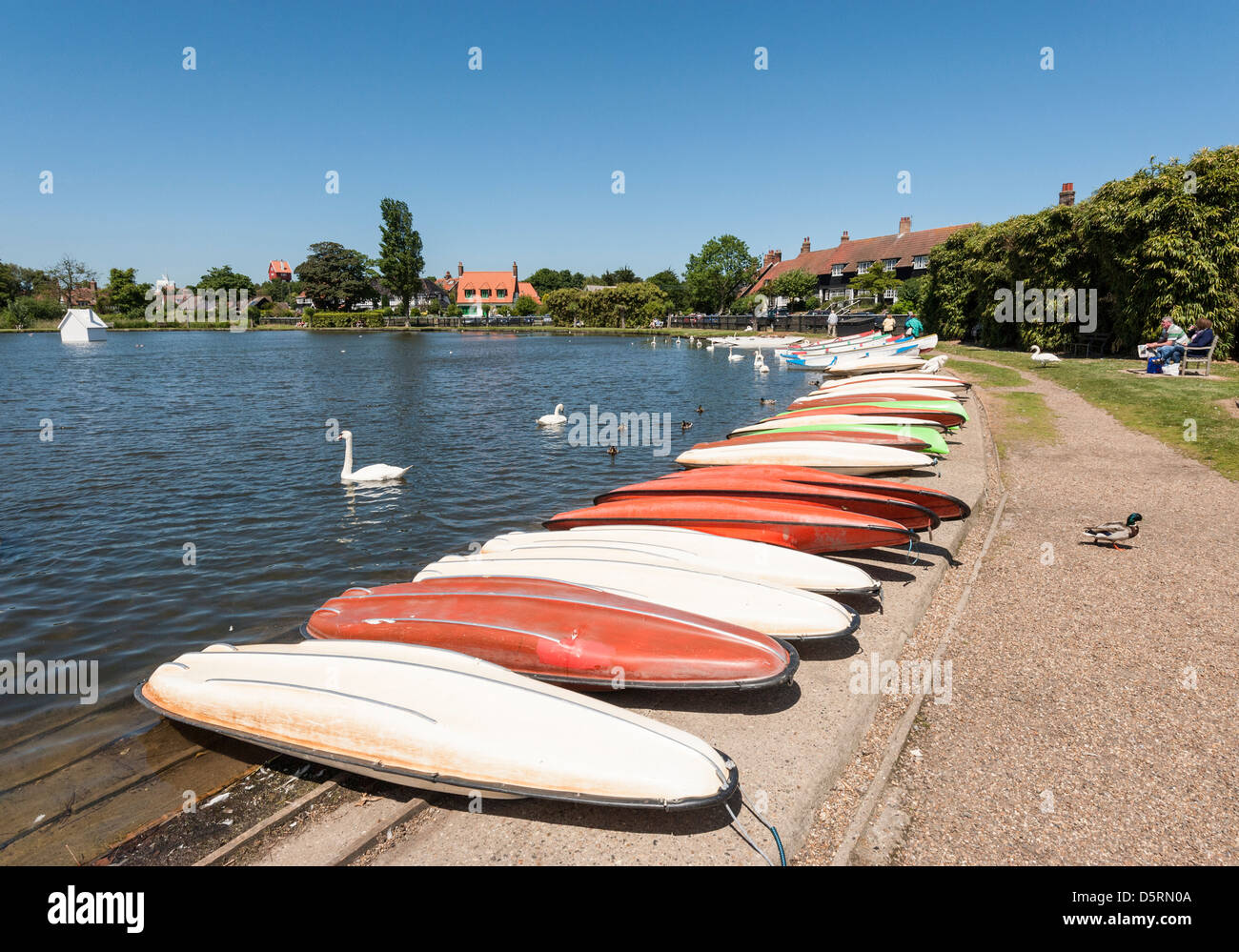 Thorpeness Meare in Suffolk, England, UK Stock Photo