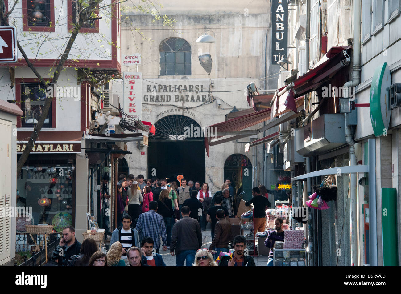 Entrance Grand Bazaar Istanbul Stock Photo