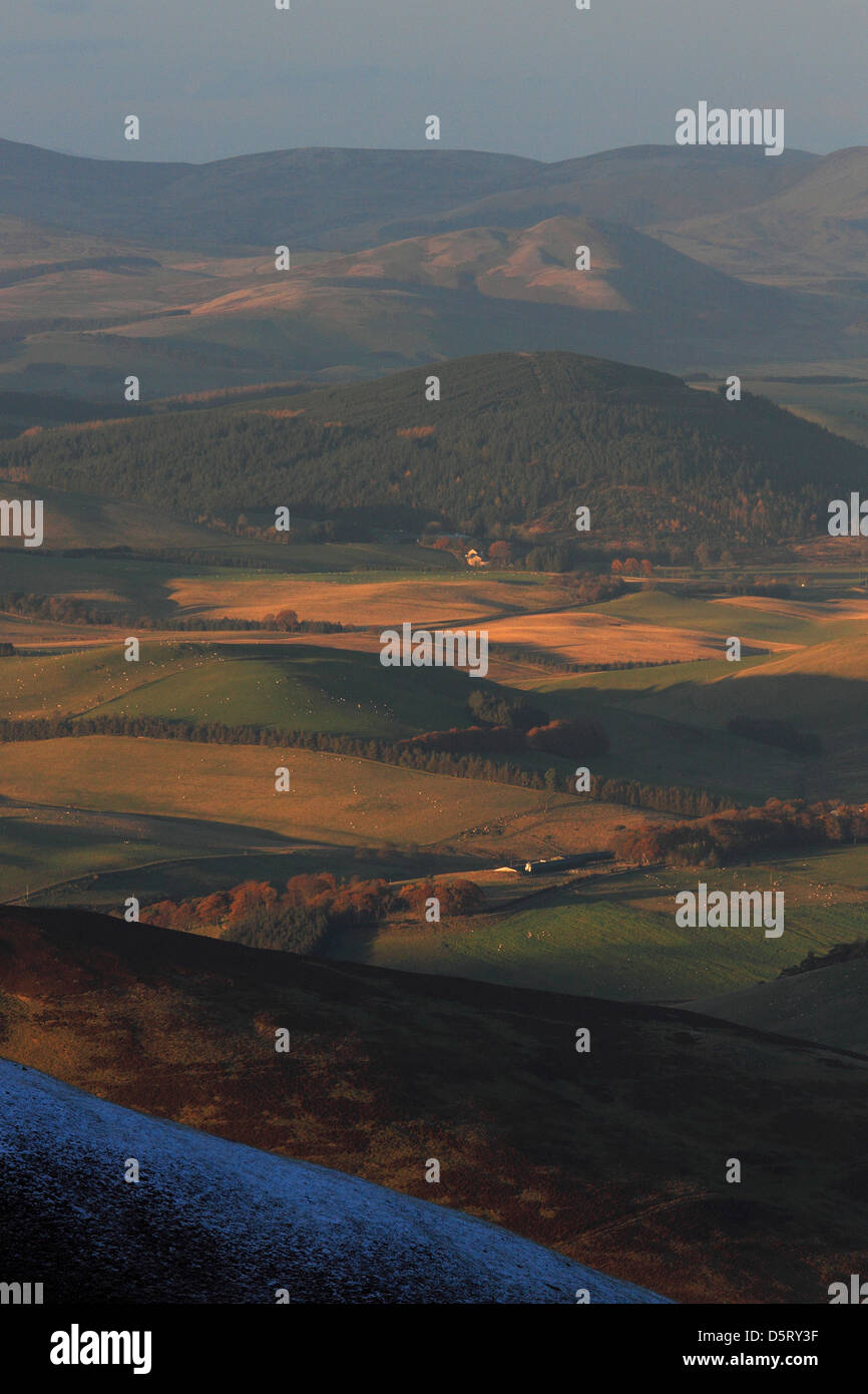 Village of Broughton from Chapelgill, Scottish Borders Stock Photo Alamy
