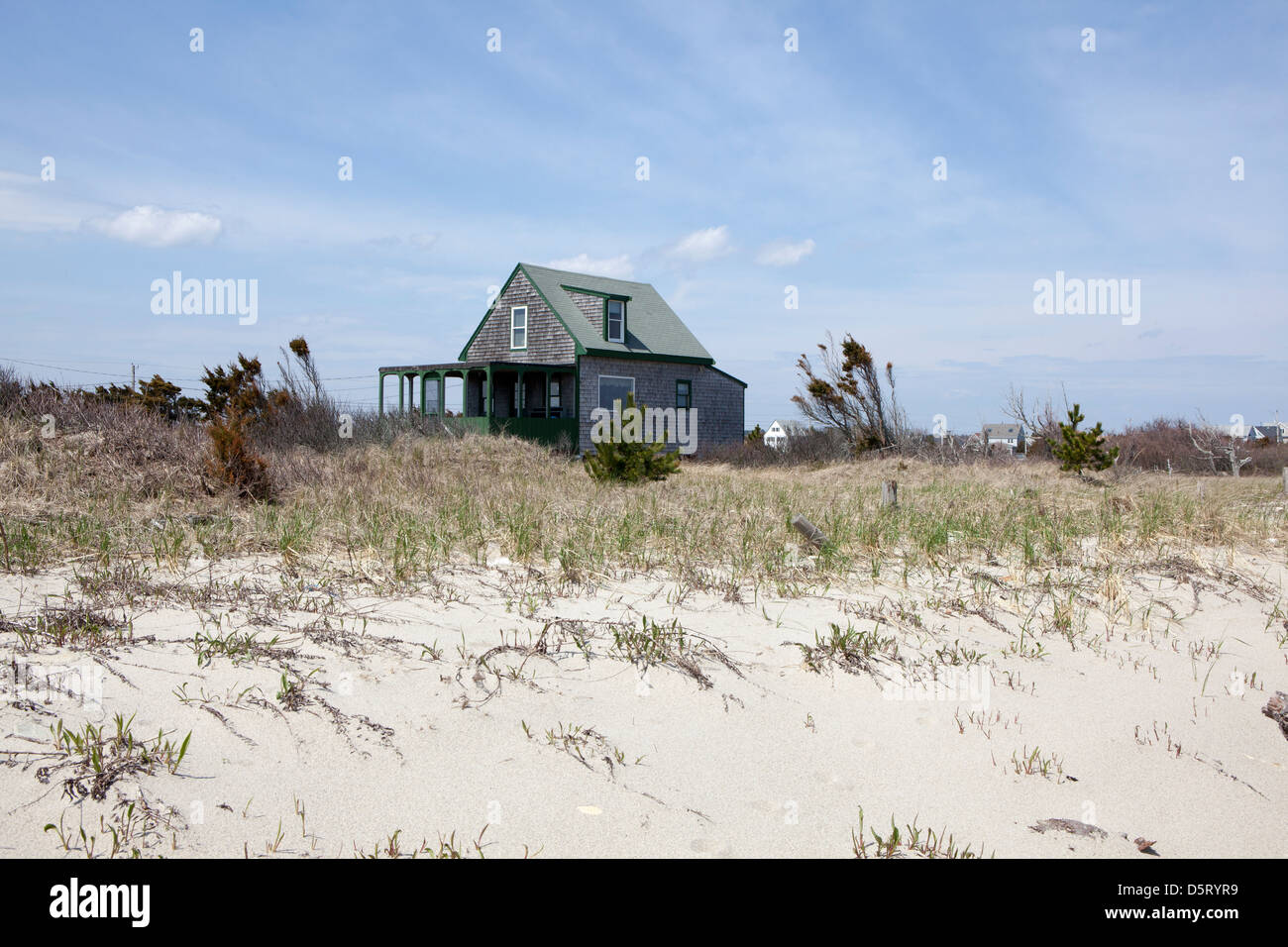 A beach house at Duxbury Beach, Massachusetts, USA Stock Photo Alamy