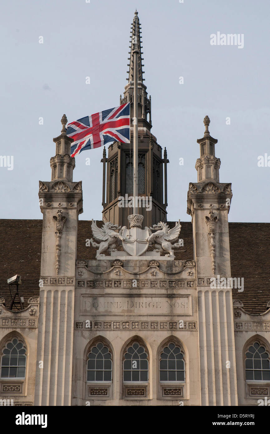 Union flag half mast hires stock photography and images Alamy