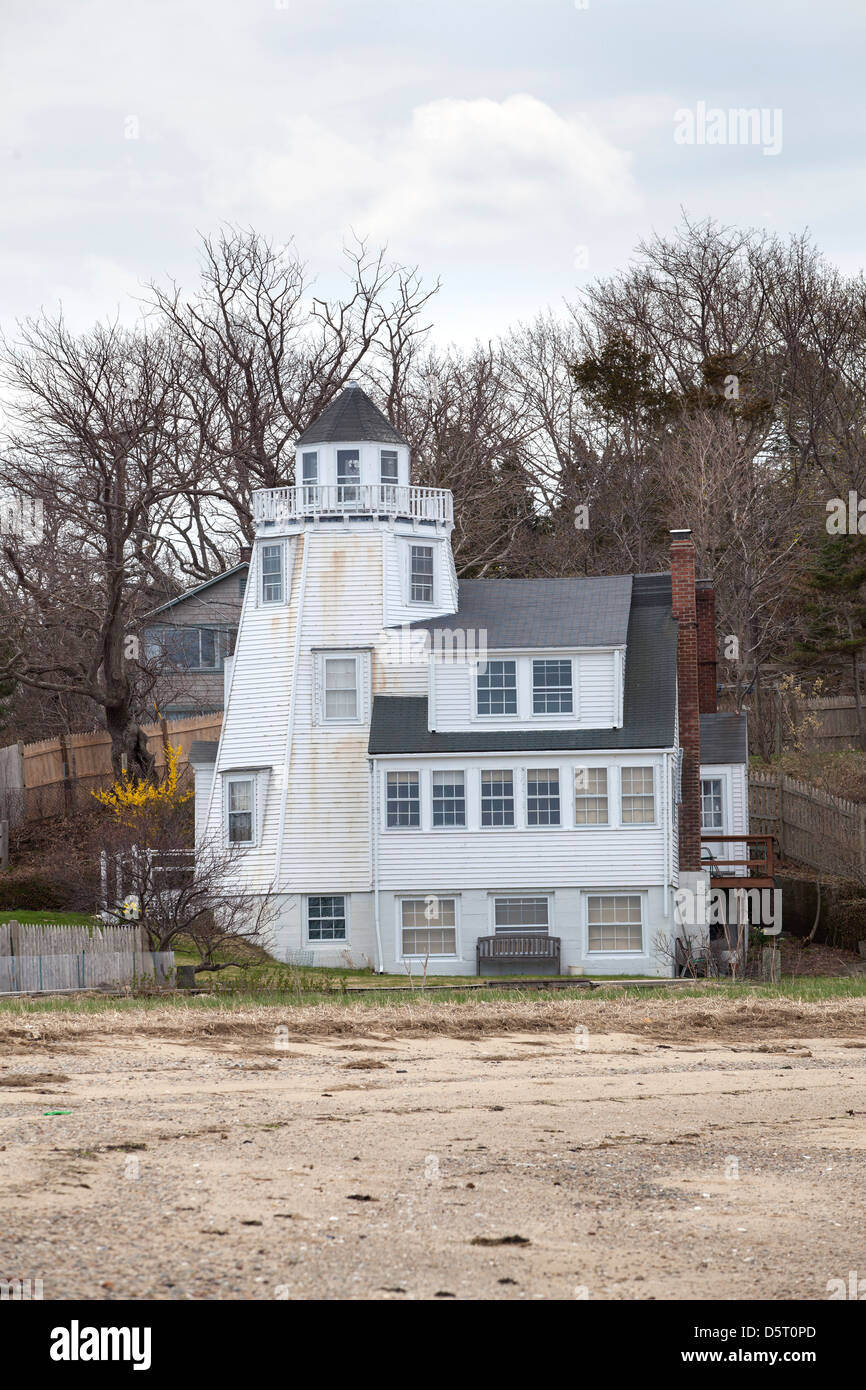 A Lighthouse at Duxbury Beach, Massachusetts, USA Stock Photo Alamy