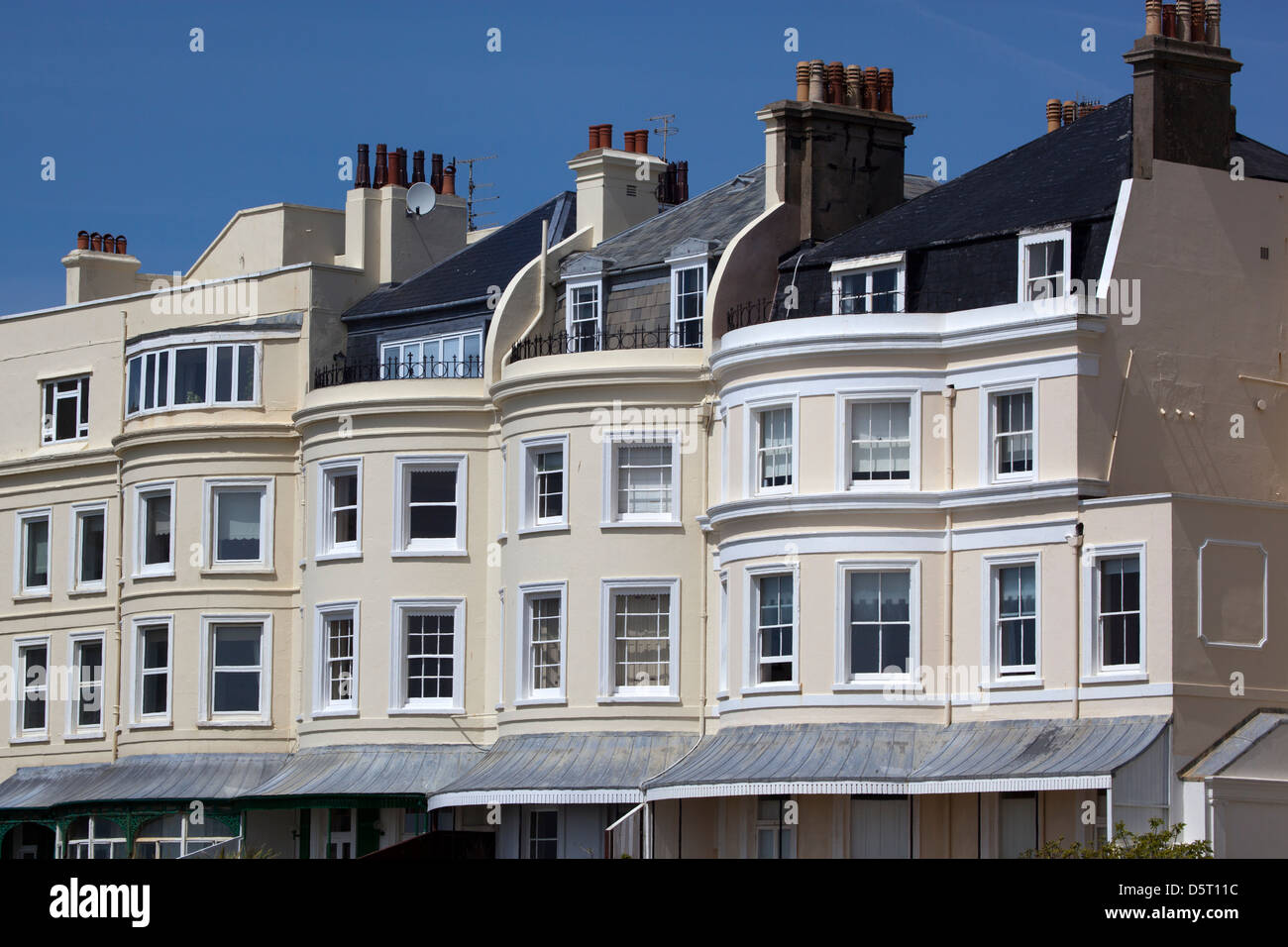 Property on Seafront at Brighton Stock Photo Alamy