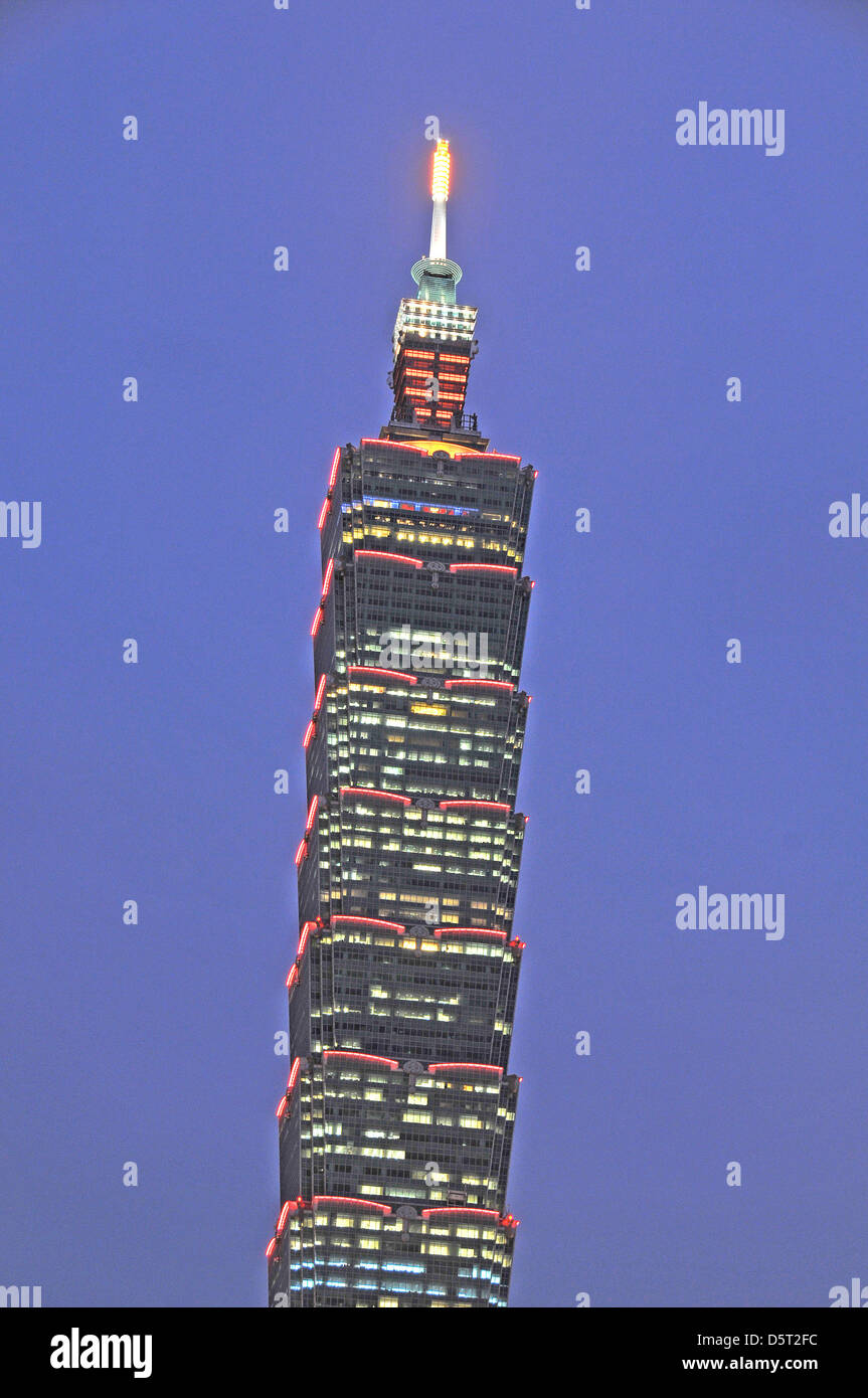 101 tower Taipei Taiwan Stock Photo