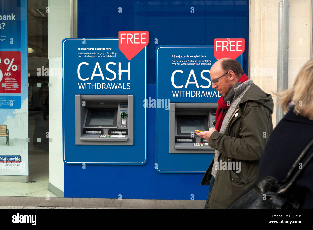 Bank Building Atm Outside Stock Photos & Bank Building Atm Outside