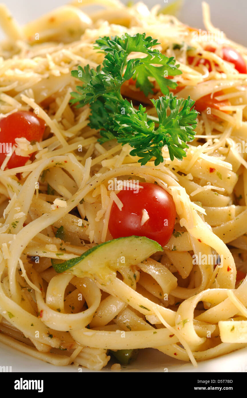 Fettucine Healthy Food Western Food Halal Food Stock Photo - Alamy