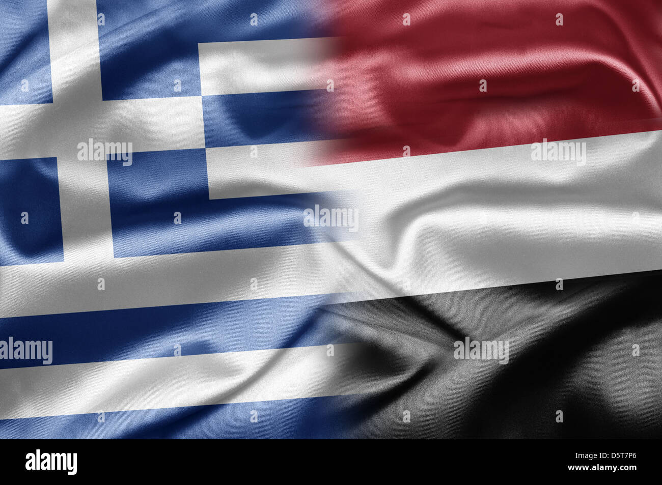 Greece and Yemen Stock Photo