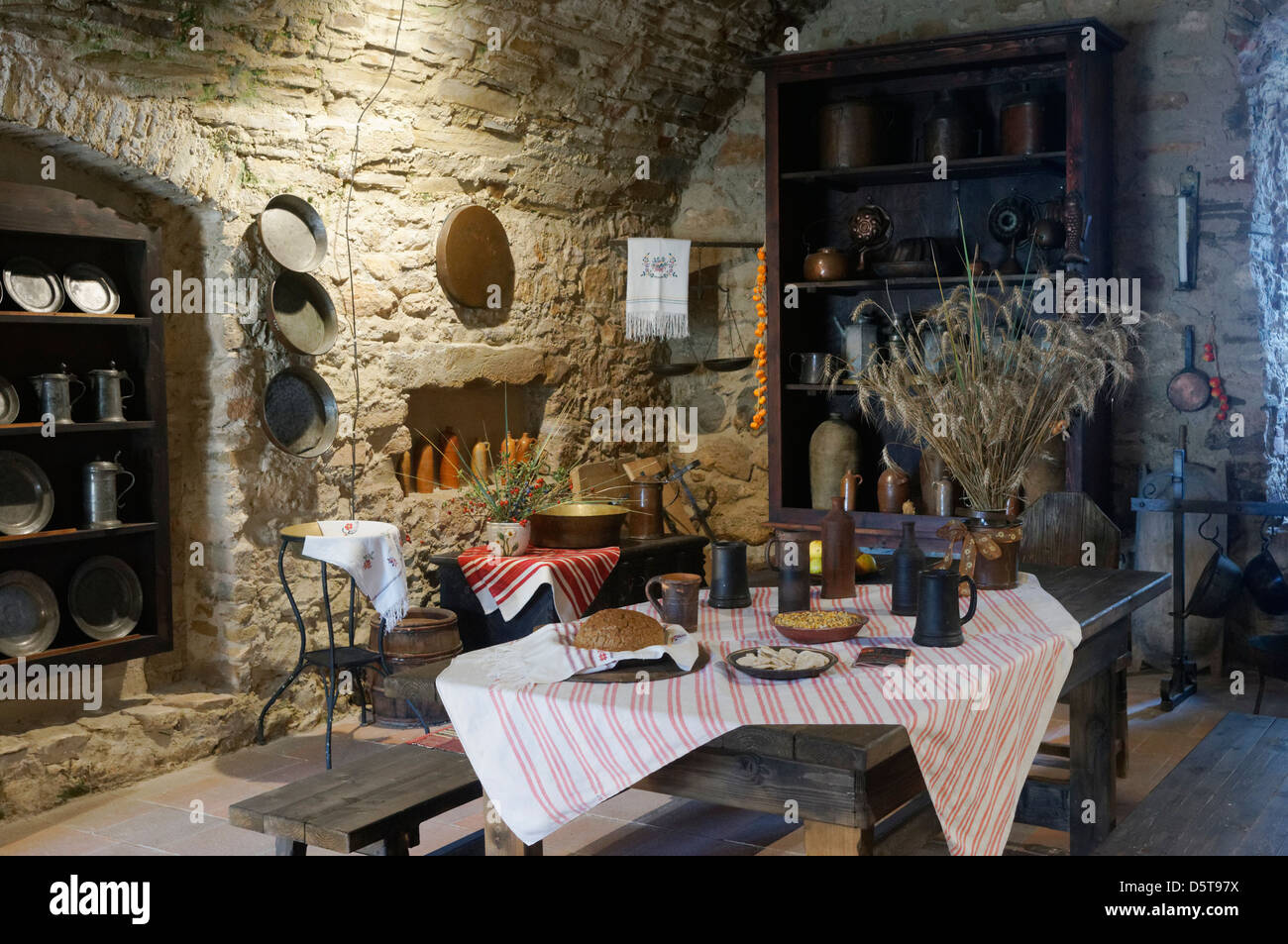 Kitchen In The Castle Stock Photos Kitchen In The Castle Stock