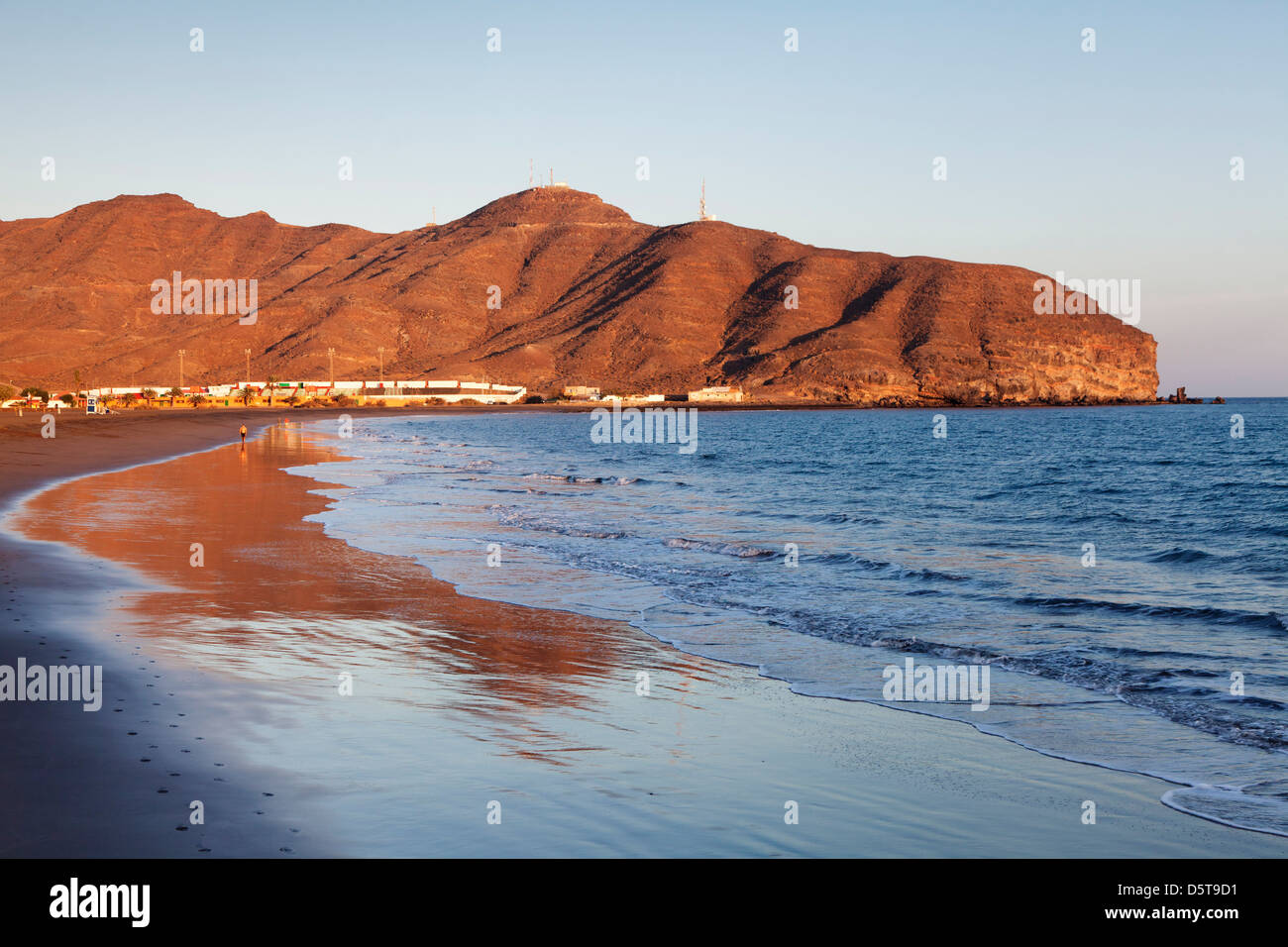 Beach of Gran Tarajal, Fuerteventura, Canary Islands, Spain Stock Photo