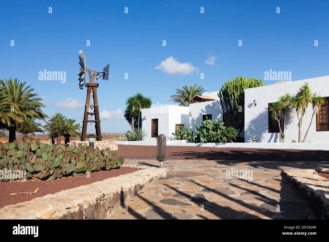 Museum Centro de Artesania Molino de Antigua, Antigua, Fuerteventura, Canary Islands, Spain Stock Photo