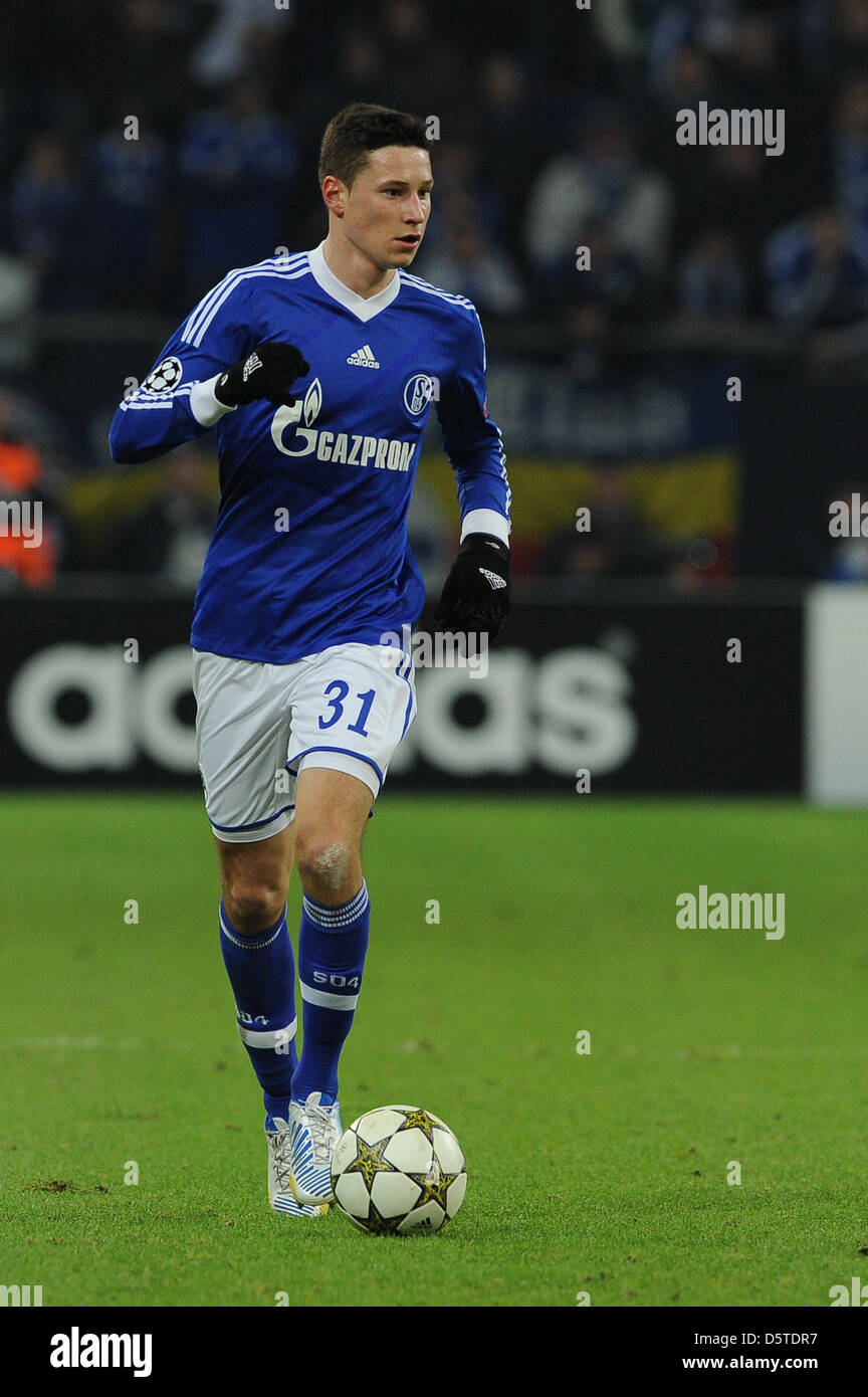Carte Topps 2013-14 Julian Draxler Schalke 04 - Maillot Porté EBay 1/1