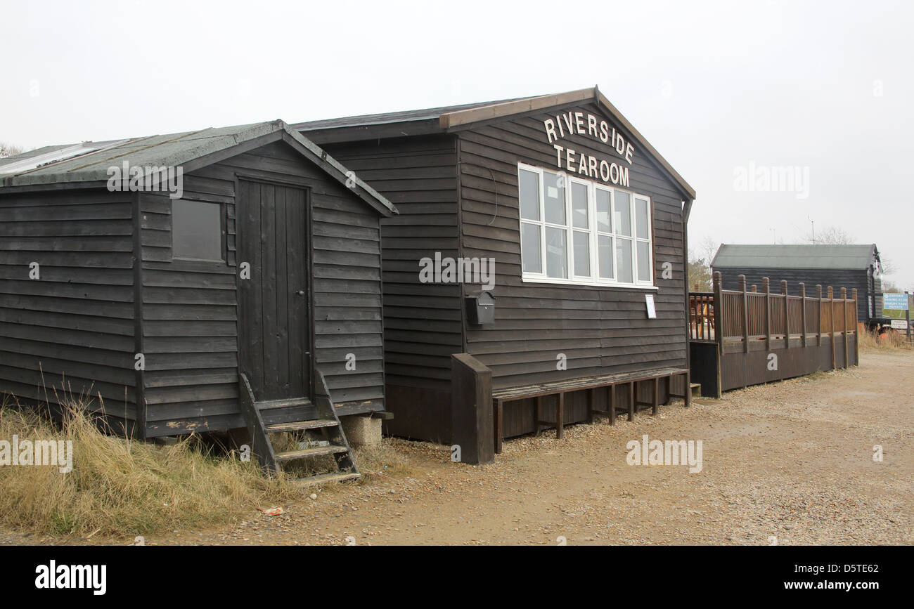 tea rooms at orford on the suffolk coast Stock Photo