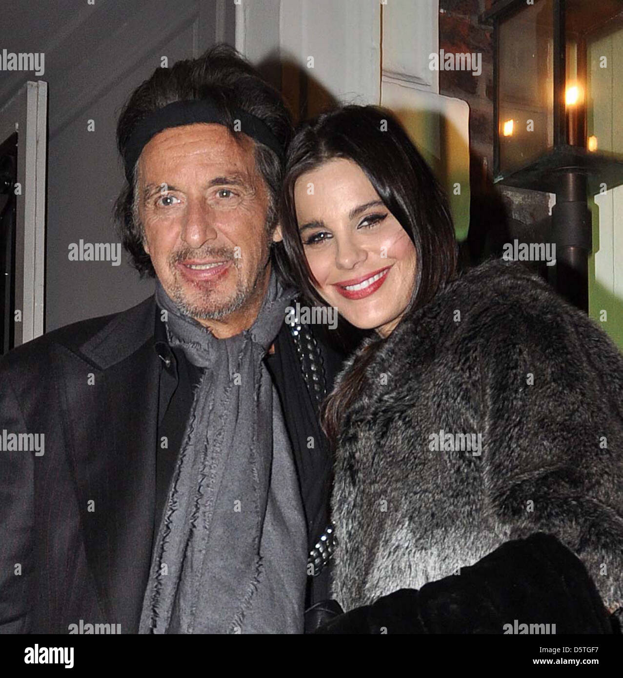 Al Pacino with lipstick-smudged lips, Girlfriend Lucila Sola The