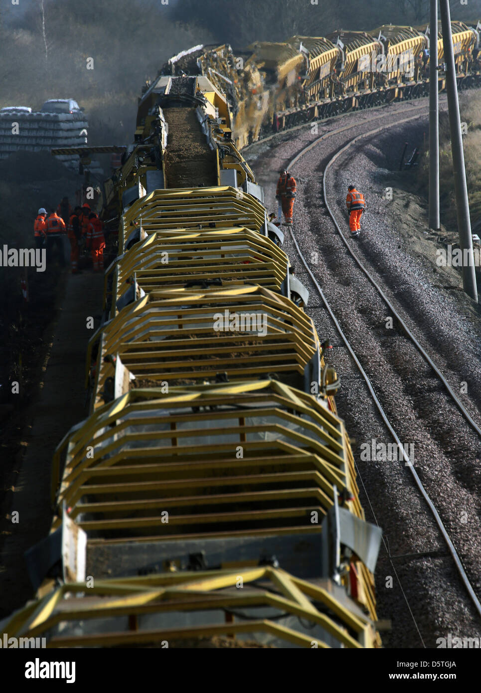 Railway construction complex "Catharine the Great" is in operation on the BerlinRostock line in