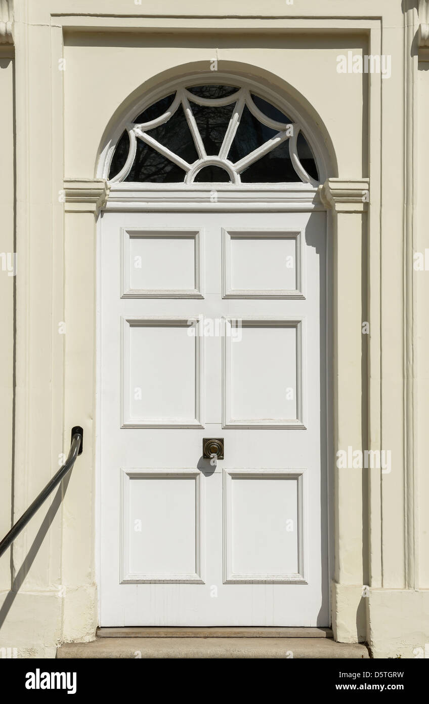 Georgian doorway Stock Photo