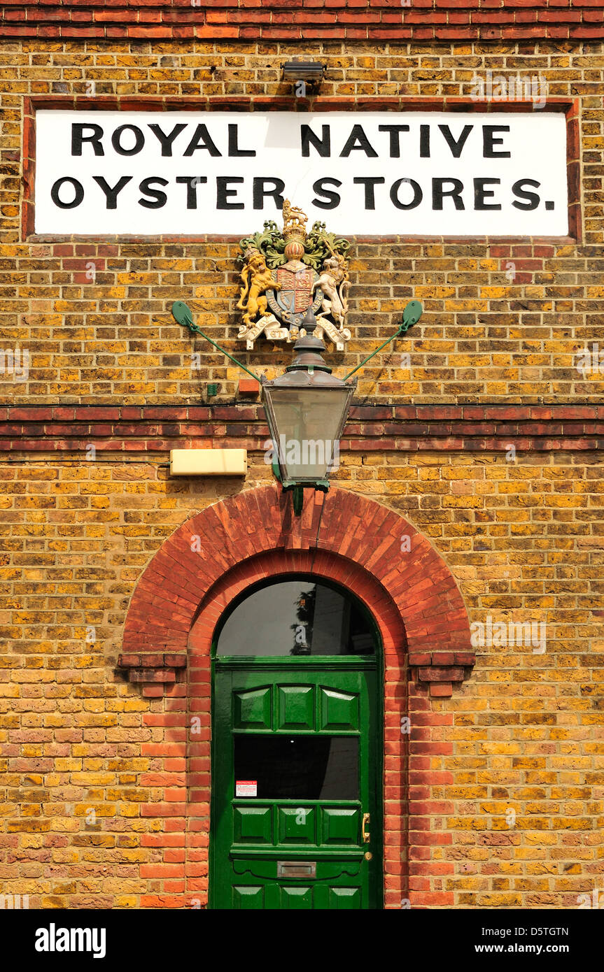 Whitstable, Kent, England, UK. Royal Native Oyster Stores Stock Photo