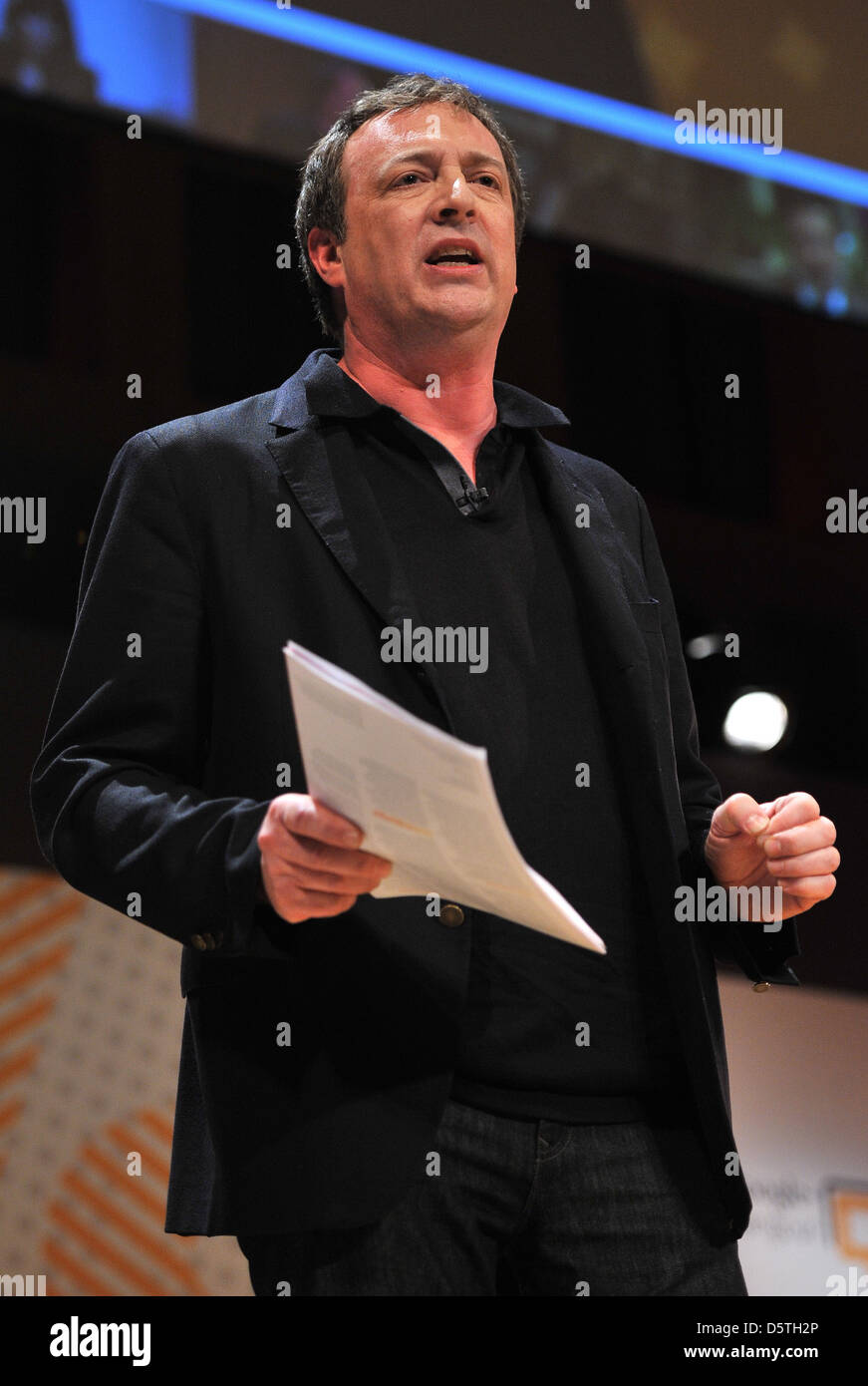 Misha Glenny Intelligence2 and Google+ host the 'It's Time to End the War on Drugs' Debate at King's Place London, England - Stock Photo