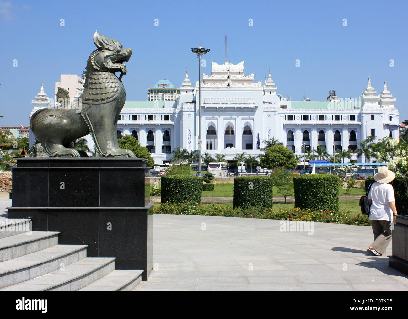 City Hall is pictured in Yangon, Myanmar, 20 October 2012. Photo Rolf