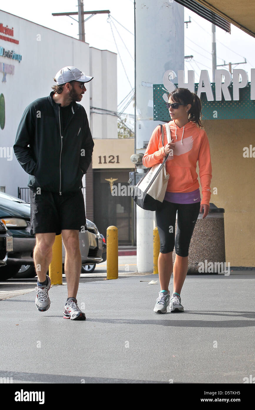 Jordana Brewster and Andrew Form out shopping at Whole Foods Market Los