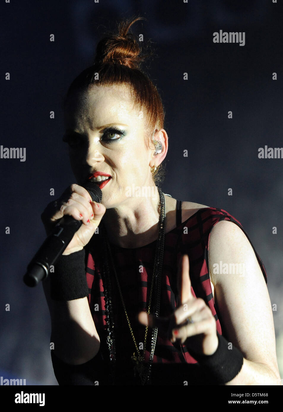 Shirley singer band garbage performs hi-res stock photography and ...
