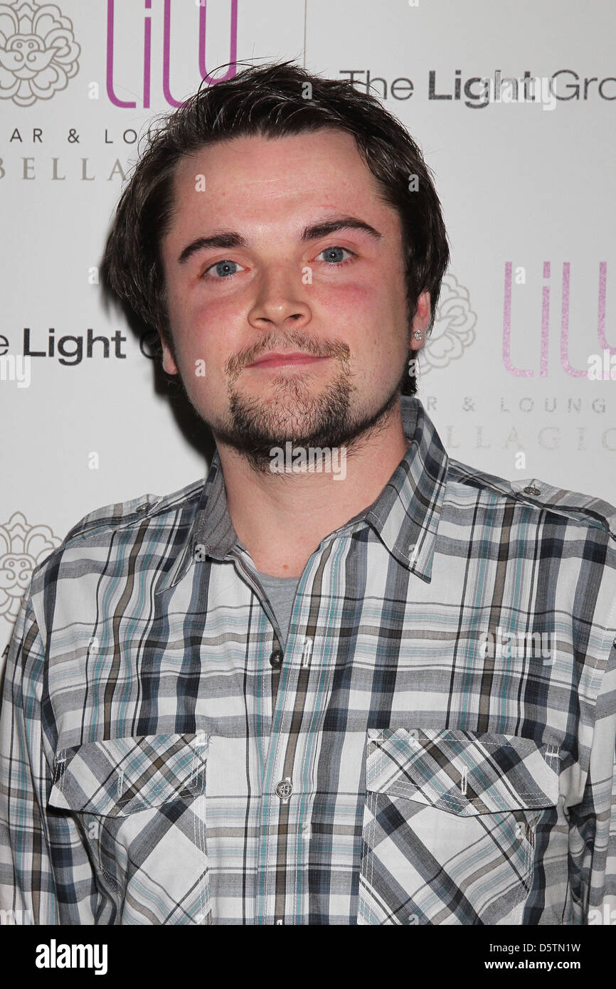 Robert Iler The Light Group celebrates grand opening of Lily Bar and Lounge at The Bellagio Resort and Casi Las Vegas, Nevada Stock Photo