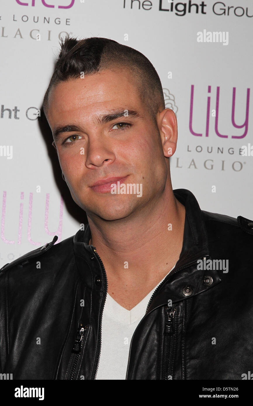 Mark Salling The Light Group celebrates grand opening of Lily Bar and Lounge at The Bellagio Resort and Casino Las Vegas, Stock Photo