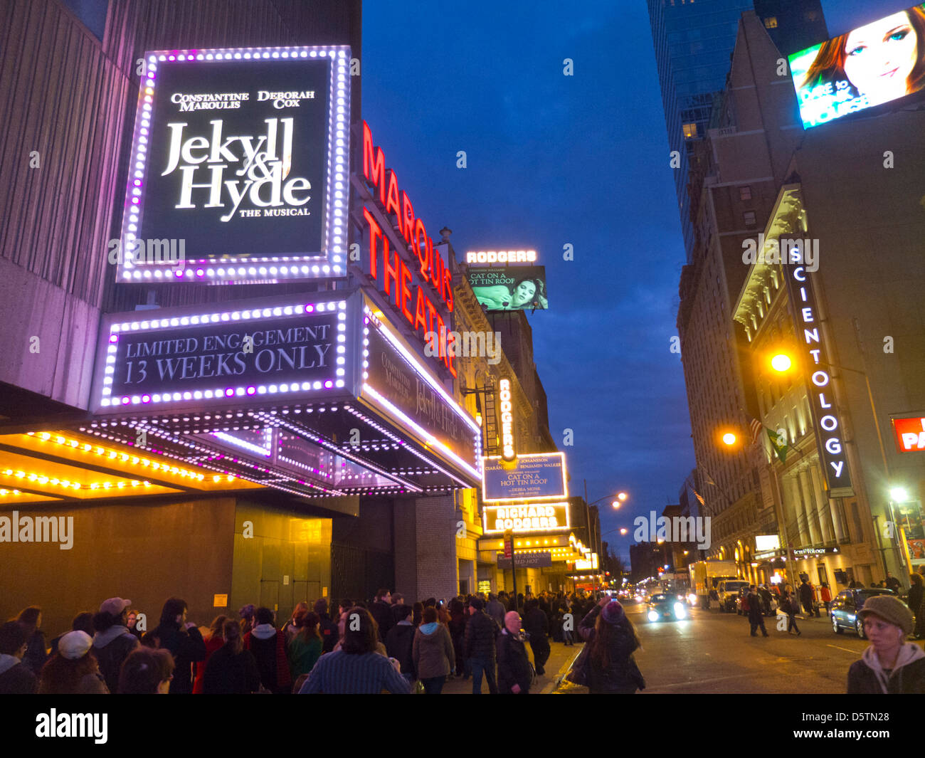 Jekyll and Hyde on Broadway Stock Photo