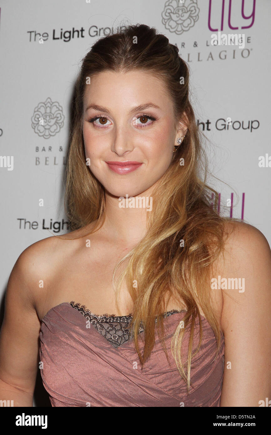 Whitney Port The Light Group celebrates grand opening of Lily Bar and Lounge at The Bellagio Resort and Casino Las Vegas, Stock Photo