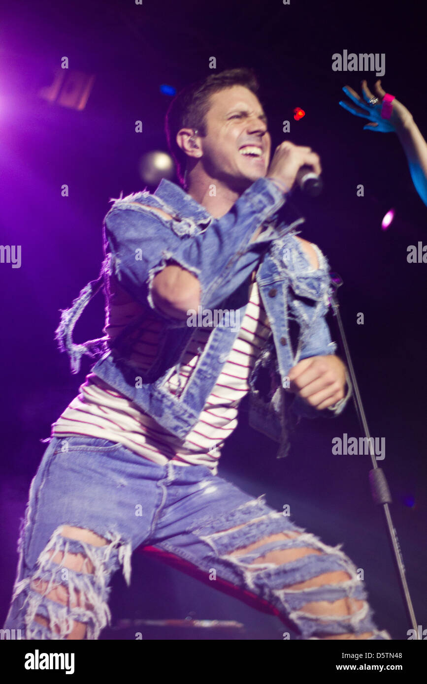 Jake Shears Scissor Sisters performing live Kiev, Ukraine 16.02.12