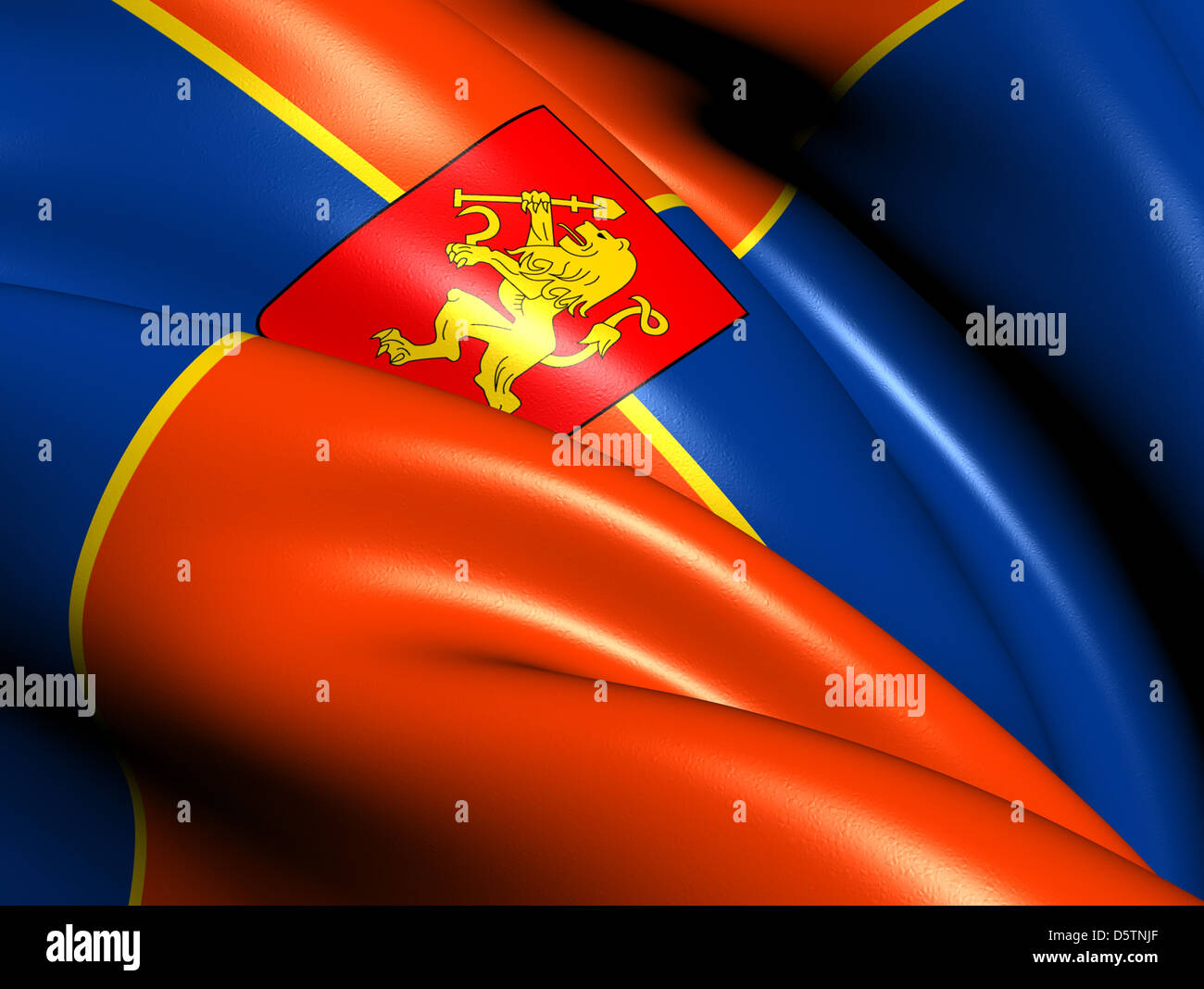 Flag of Krasnoyarsk Stock Photo - Alamy