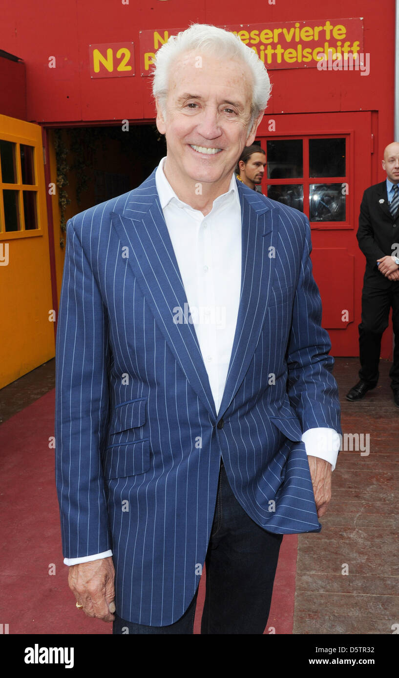 British singer Tony Christie arrives for the so-called Women's Wiesn by Regine Sixt at the Oktoberfest in Munich, Germany, 24 September 2012. The world's largest fair takes place from 22 September to 07 October 2012. Photo: Ursula Dueren Stock Photo