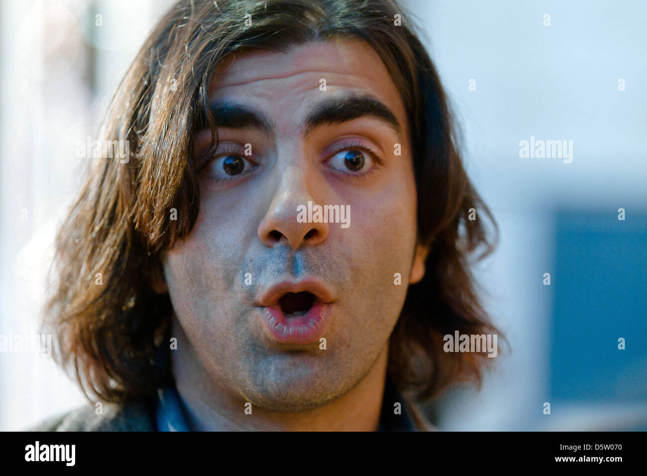 Director Fatih Akin arrives for the presentation of his film 'Trash in the garden of Eden' at the 20th Filmfest in Hamburg, Germany, 28 September 2012. The festival presents 140 productions from over 40 countries until 6 October. Photo: MARKUS SCHOLZ Stock Photo