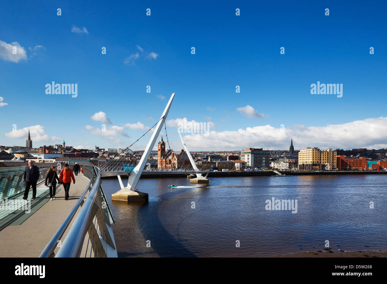 Derry City, Northern Ireland Stock Photo