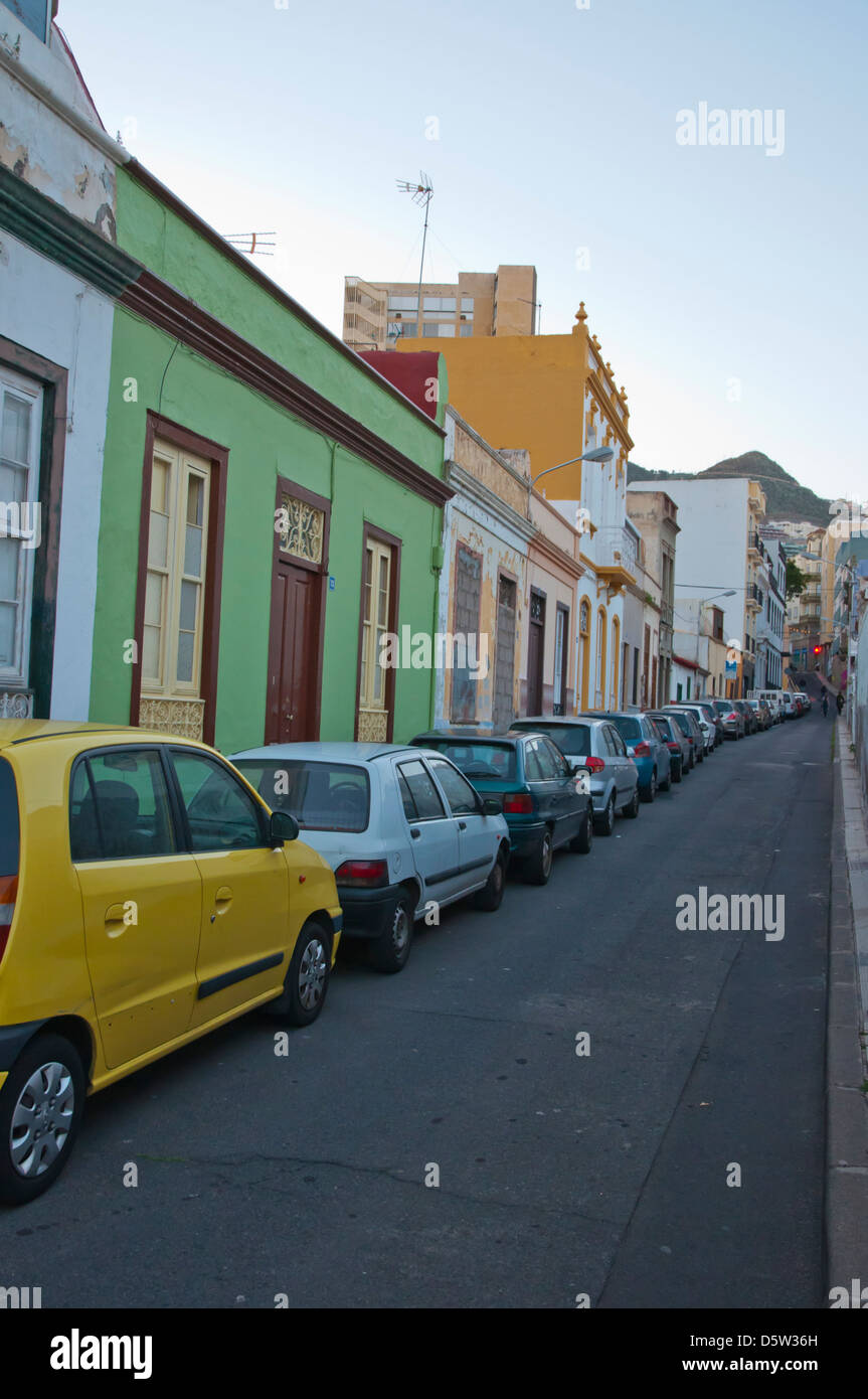 Barrio de El Toscal neighbourhood Santa Cruz city Tenerife island Canary Islands Spain Stock Photo